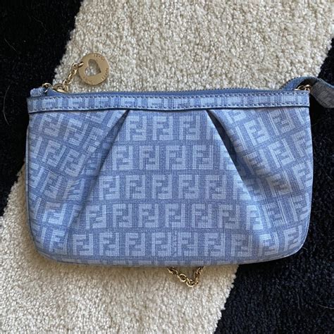 pochette azzurra fendi|fendi grey handbags.